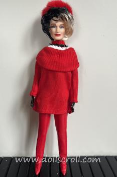 Mattel - Barbie - Great Villains - 101 Dalmatians - Cruella De Vil - Ruthless in Red - Poupée